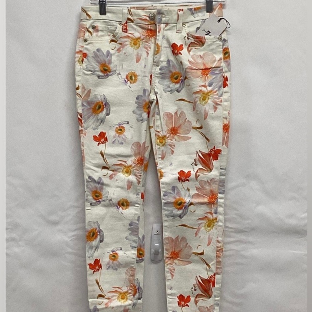 7 for mankind floral jeans